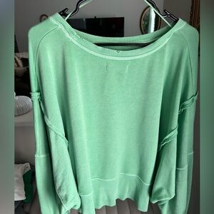 Free People Camden Cropped Sweatshirt